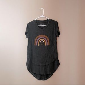 Latched Mama Rainbow V-Neck Boyfriend Nursing Tee